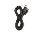 Câble USB-C noir enroulé en forme de huit