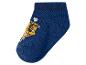 Chaussette enfant bleue avec motif de chiot et l'inscription «PATROL».