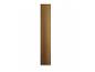 Panneau vertical à lattes de bois sur fond blanc