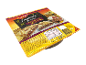 Empanada de viande avec farce de porc et chorizo, avec informations nutritionnelles et ingrédients.