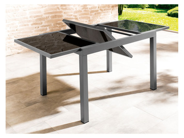 LIVARNO home Table de jardin Houston en aluminium, extensible