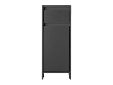 LIVARNO home Armoire latérale de salle de bains Oslo, 32 x 80 x 28 cm, noire