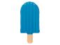 Matelas gonflable bleu en forme de glace pour la piscine.