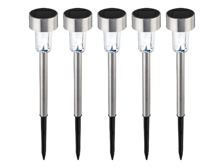 Lot de 5 Balises Solaires LED