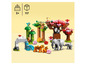 Ensemble LEGO DUPLO d'animaux avec des éléphants, des tigres et un panda.