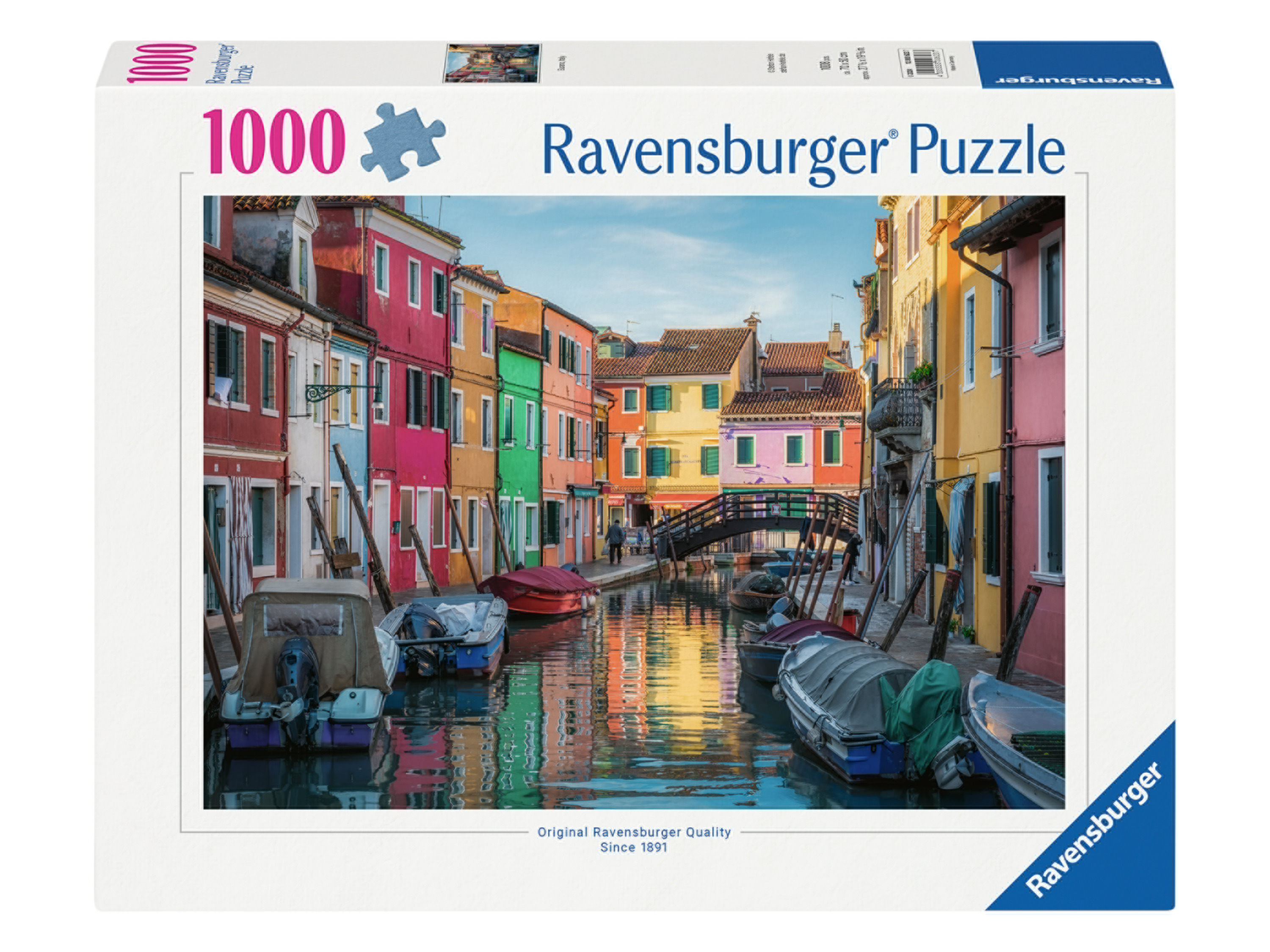 Ravensburger Puzzle 1000 pièces (Burano en Italie   )