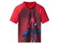 T-shirt rouge à manches courtes pour enfant avec imprimé Spider-Man.