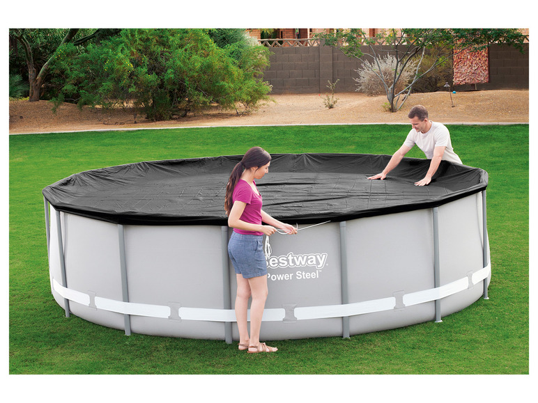 Aller en mode plein écran : Bâche de protection pour piscines rondes - Image 2
