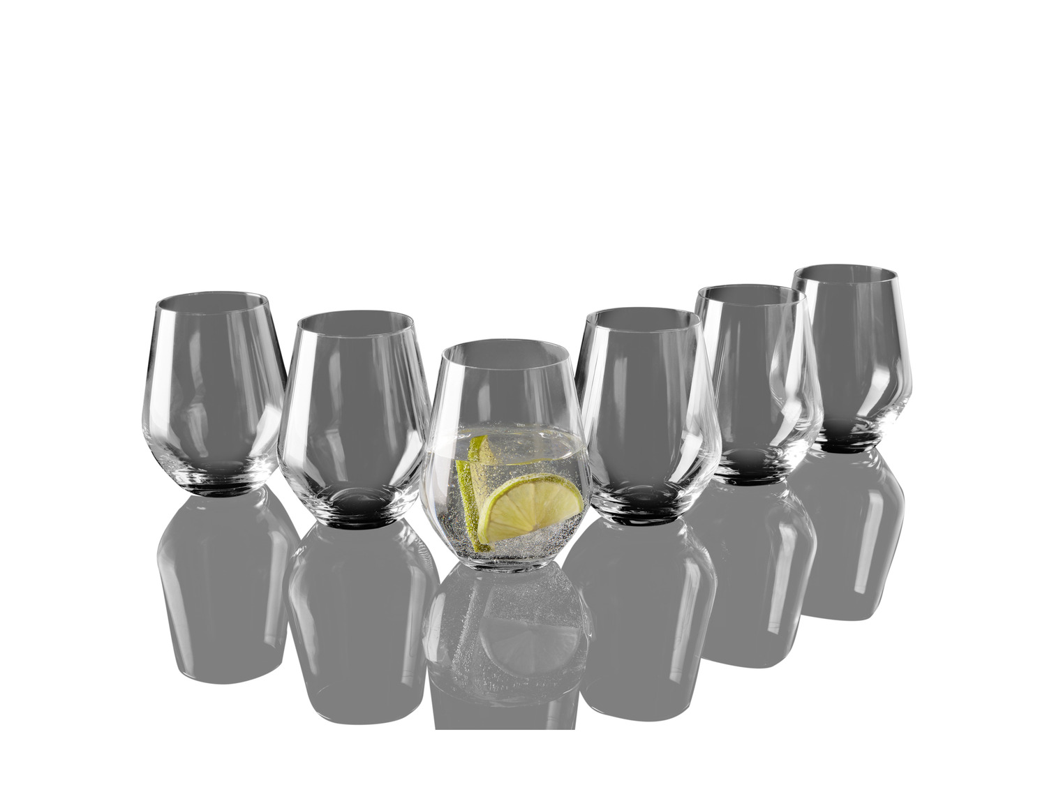 Verres à Coco Sixby - Lot De 6 - 500ml - Parfait Pour Cocktails, Smoothies, Boissons Fraîches