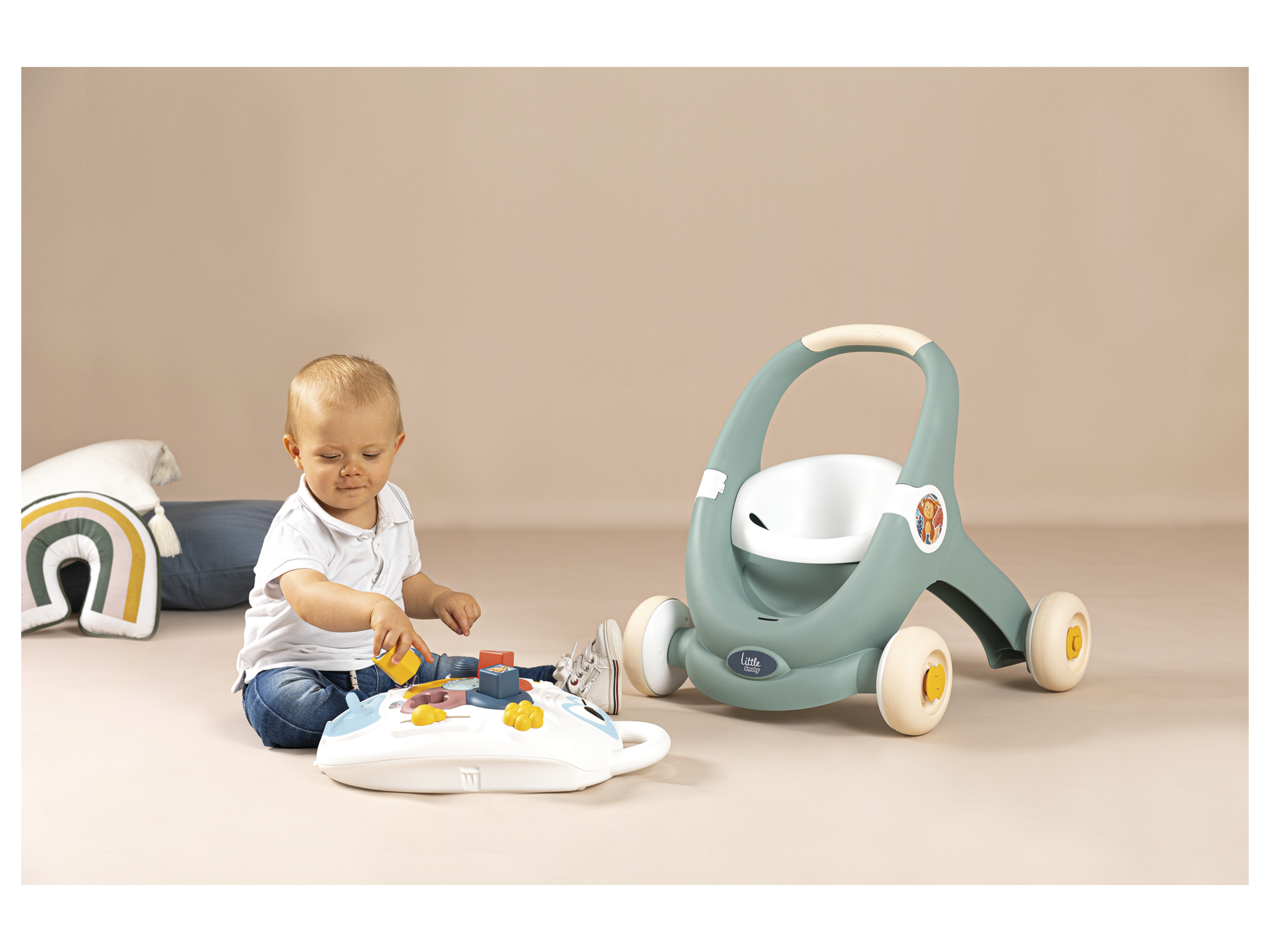SMOBY Chariot de marche 3-en-1