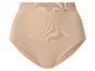 Culotte femme taille haute sans couture de couleur beige.