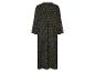 Robe longue à imprimé léopard.