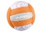 Ballon de volley-ball en tissu orange et blanc avec motif géométrique