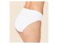 Culotte côtelée blanche pour femme, vue de dos
