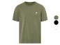 T-shirt vert olive à logo palmier, disponible en plusieurs couleurs.