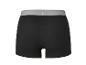 Boxers noirs avec une bande de taille grise.