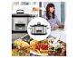 Une mijoteuse Crock-Pot avec des images de plats de pâtes, de poulet et de bœuf.