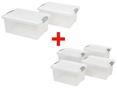 LIVARNO home Set de boîtes de rangement 13 l et 4,5 l