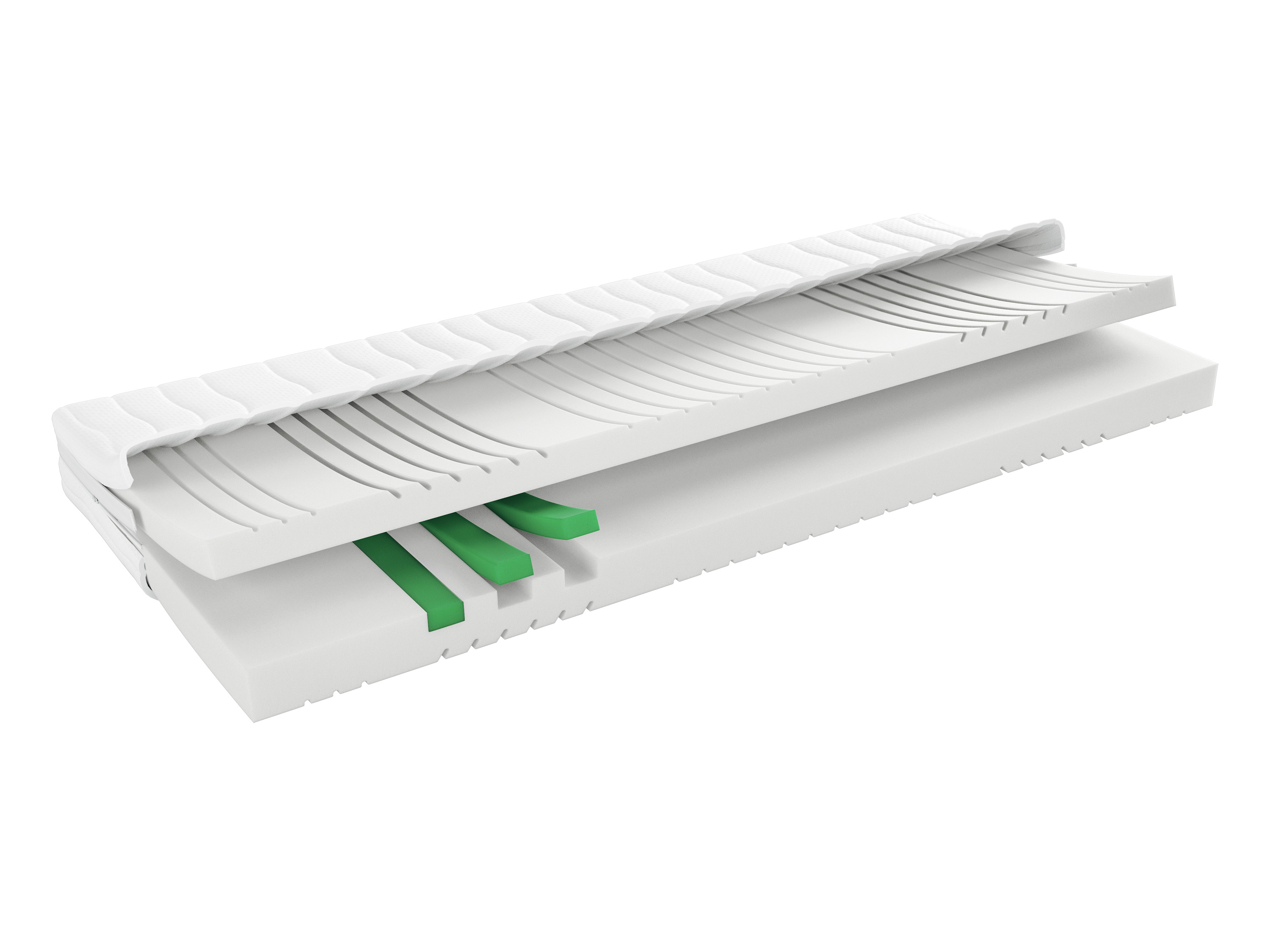 LIVARNO home Matelas en mousse froide 7 zones, H3, 90 x 190 cm