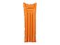 Matelas pneumatique orange pour la piscine ou la plage.