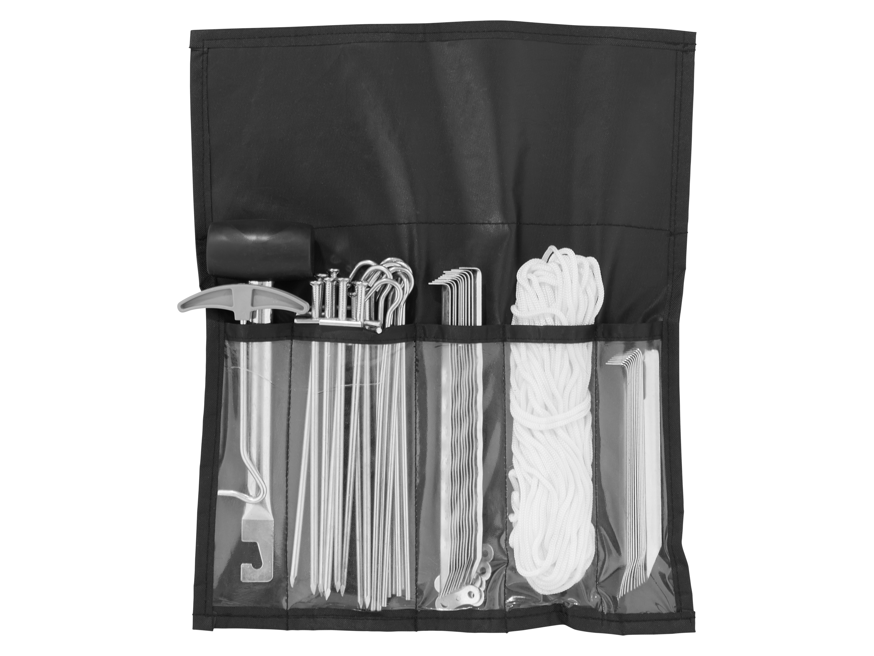 CRIVIT Ensemble d'accessoires pour tente, dans un sac de rangement pratique