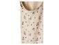 Gigoteuse bébé avec motif floral rose et doublure polaire.