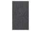 Serviette de bain gris foncé en coton éponge