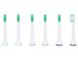 Six têtes de brosse à dents électriques, dont Oral-B.