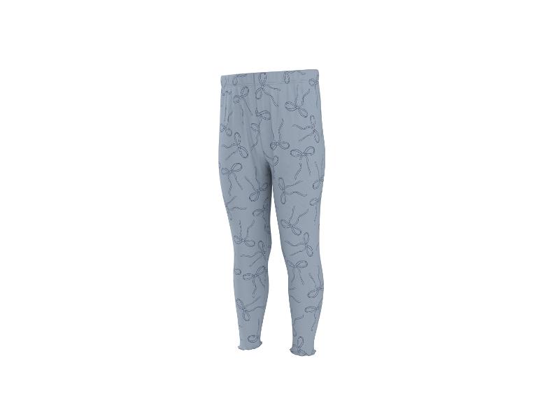 Pantalon de pyjama enfant bleu avec motif de nœuds