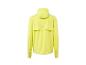 Une veste de pluie jaune à capuche de Run & Relax.