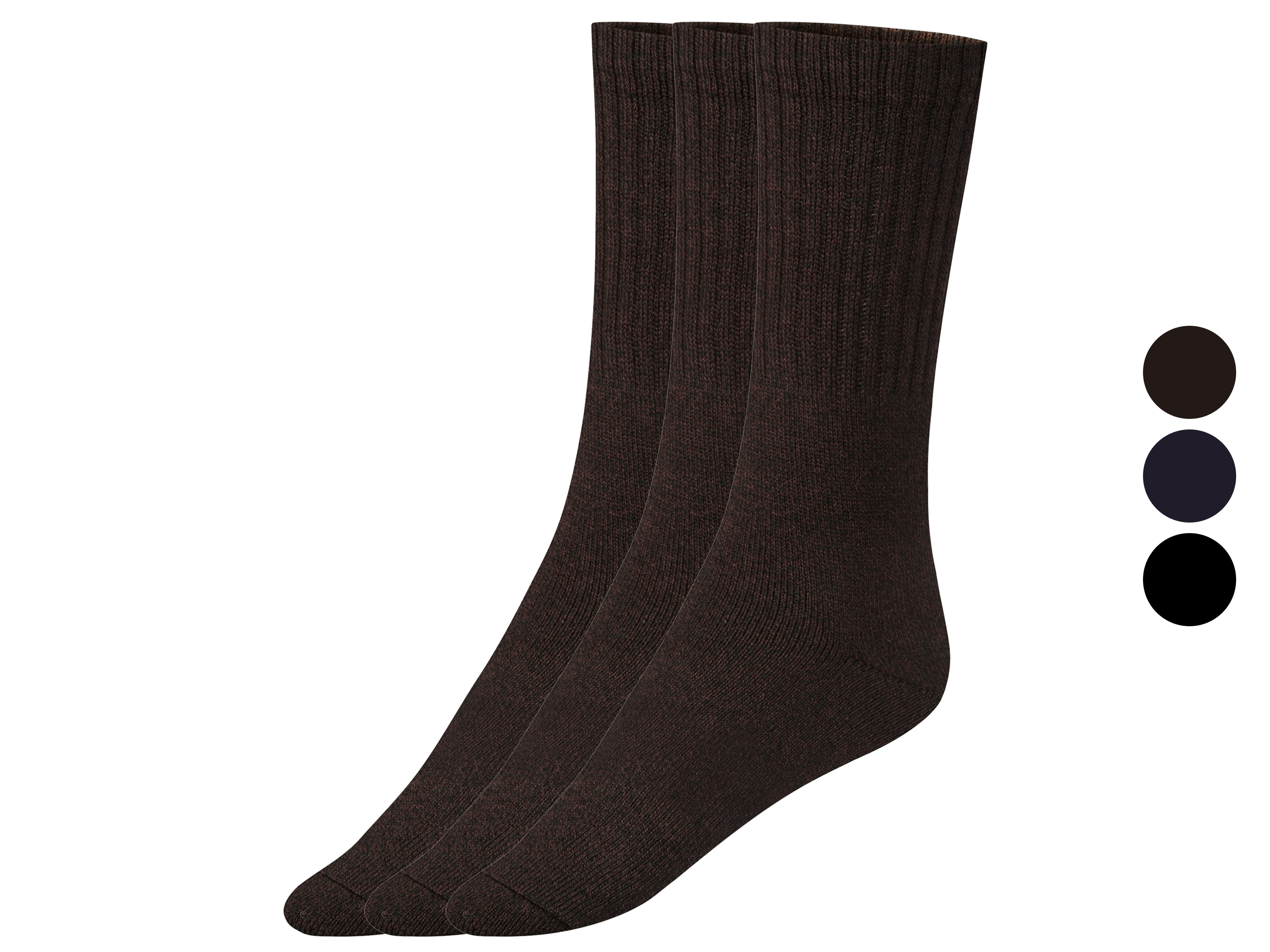 esmara Men Lot de 3 paires de chaussettes à grosses mailles homme