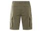 Shorts cargo vert olive, vue arrière.