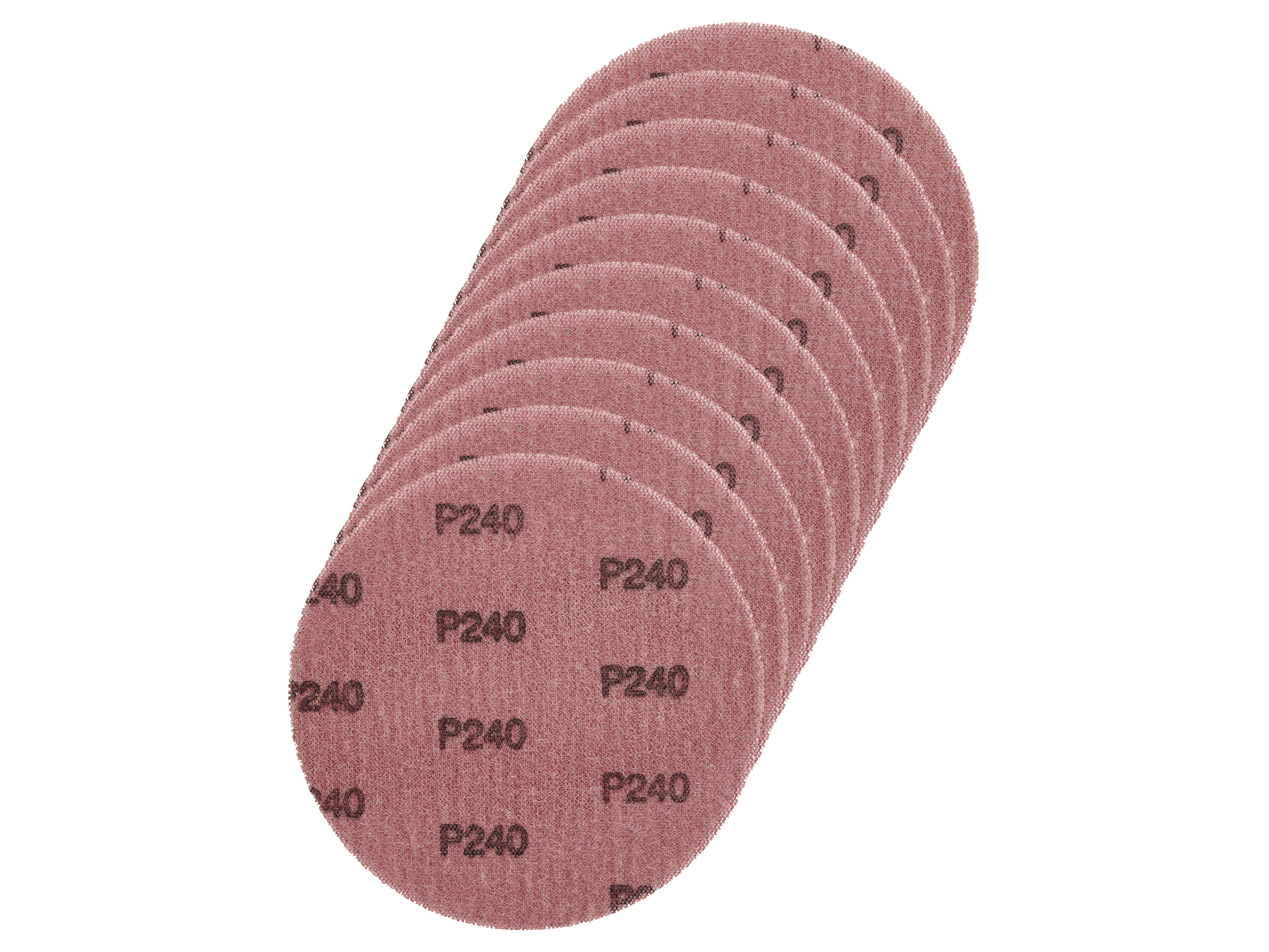 PARKSIDE PERFORMANCE® Lot de 10 disques abrasifs ,10 pièces, ø 150 mm (grille de ponçage 150 mm k240)