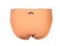 Bas de maillot de bain femme couleur pêche avec logo foncé au dos.