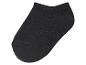 Chaussettes noires courtes en coton.