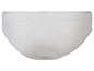 Un slip en coton gris.