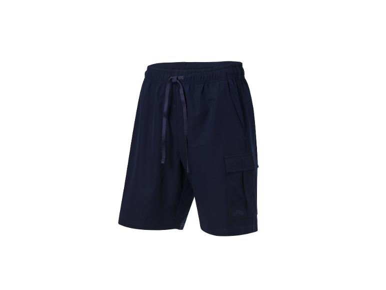 Shorts cargo foncés à cordon.