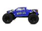 Monster truck Whelon télécommandé, bleu et gris.