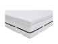 Surmatelas et matelas blancs avec fermetures éclair noires