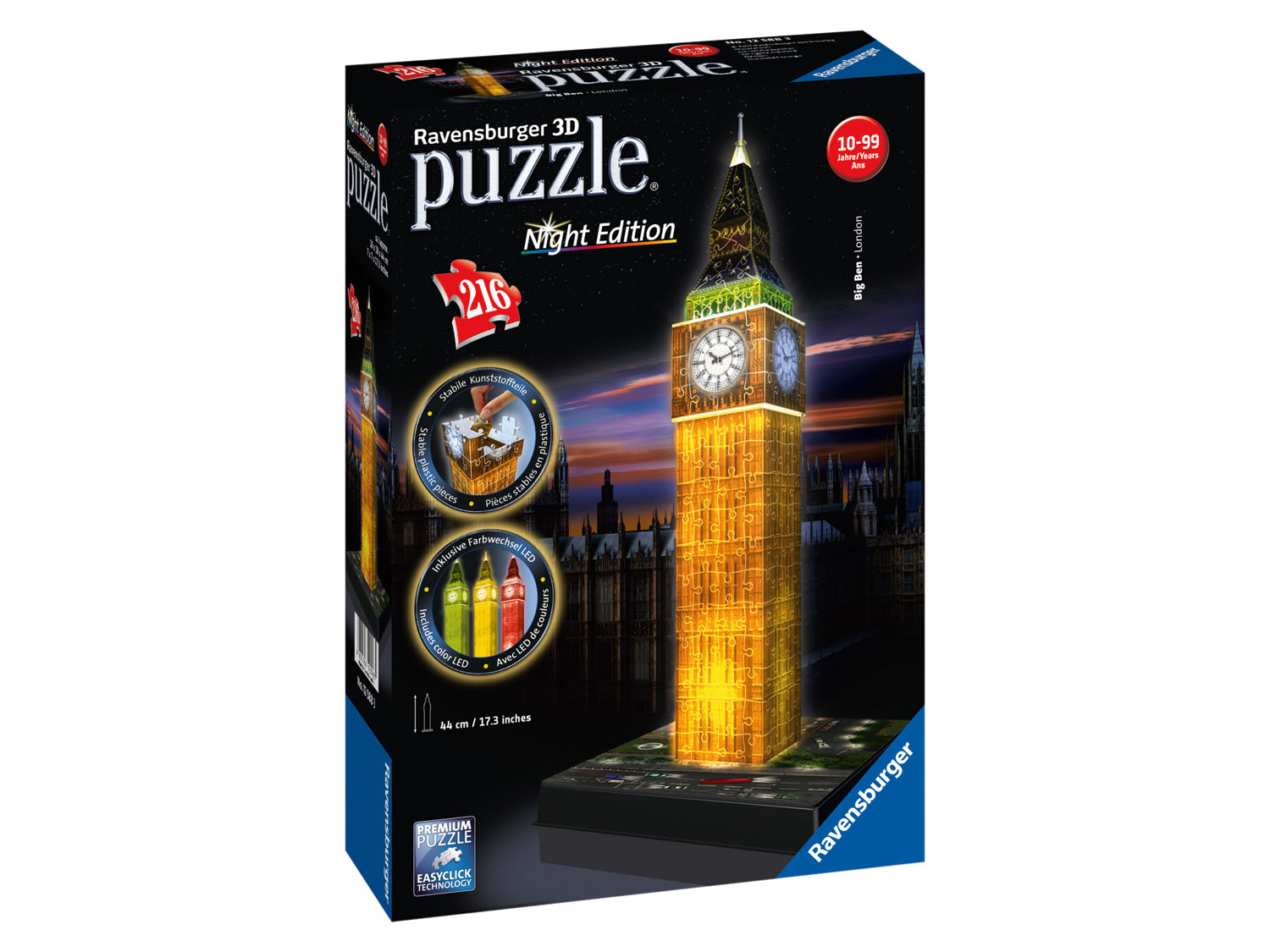 Ravensburger Puzzle 3D LED (big ben)