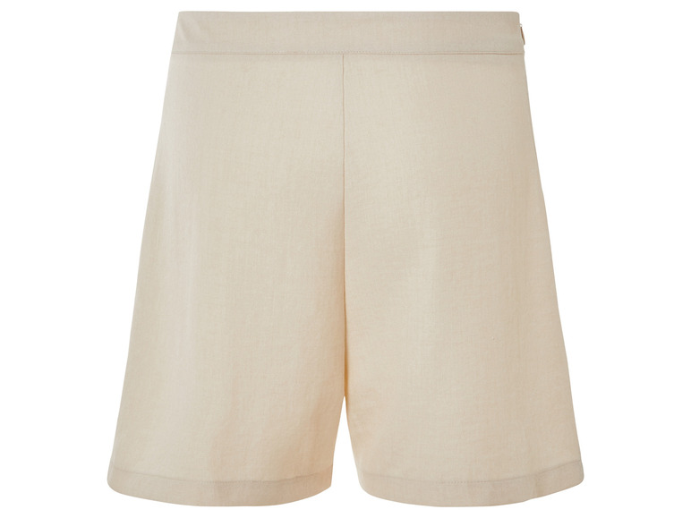 Short beige taille haute.