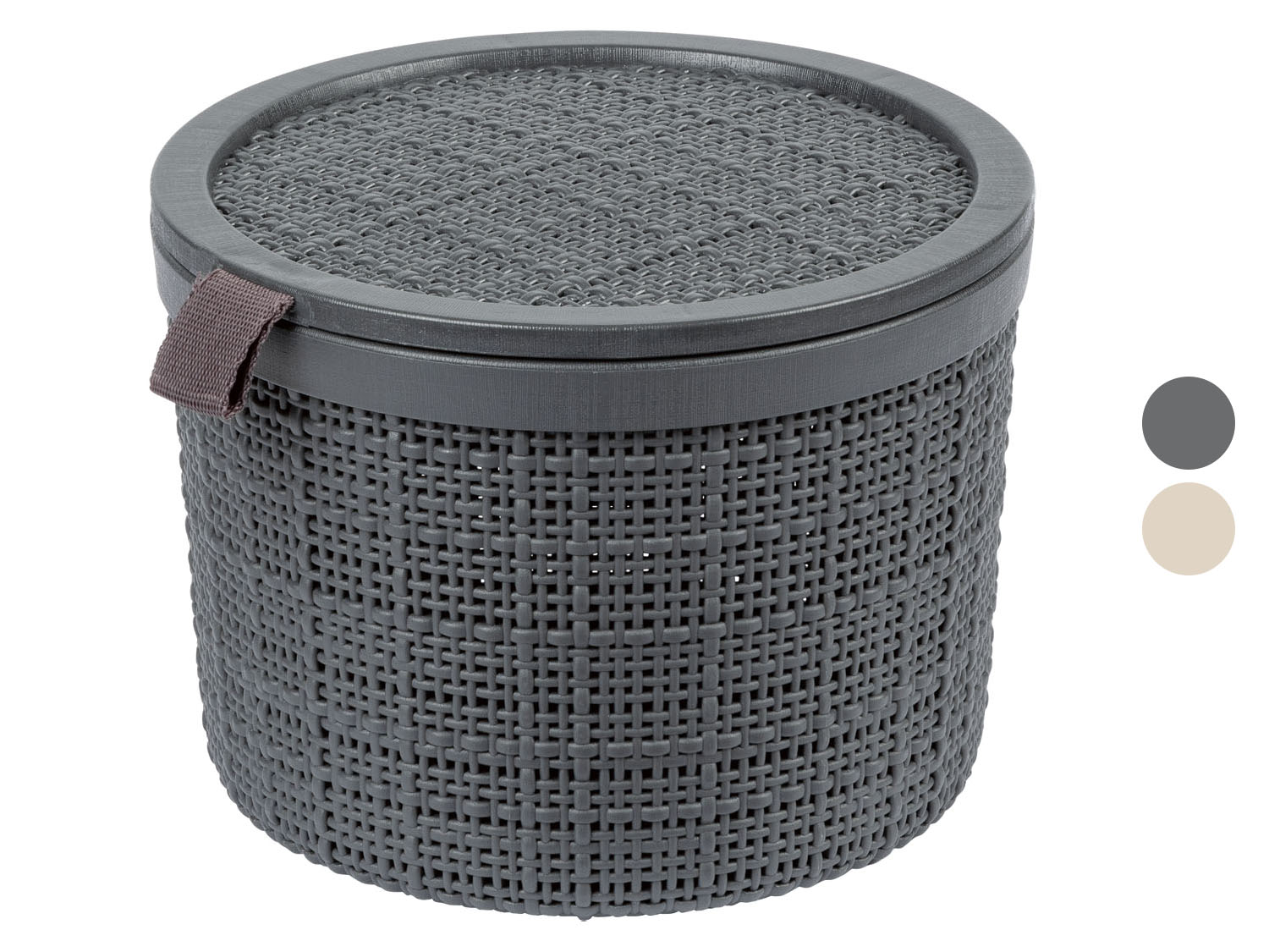 Curver Panière de rangement avec couvercle, 2 L