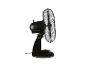 Ventilateur de table noir : refroidissement efficace et design sobre.