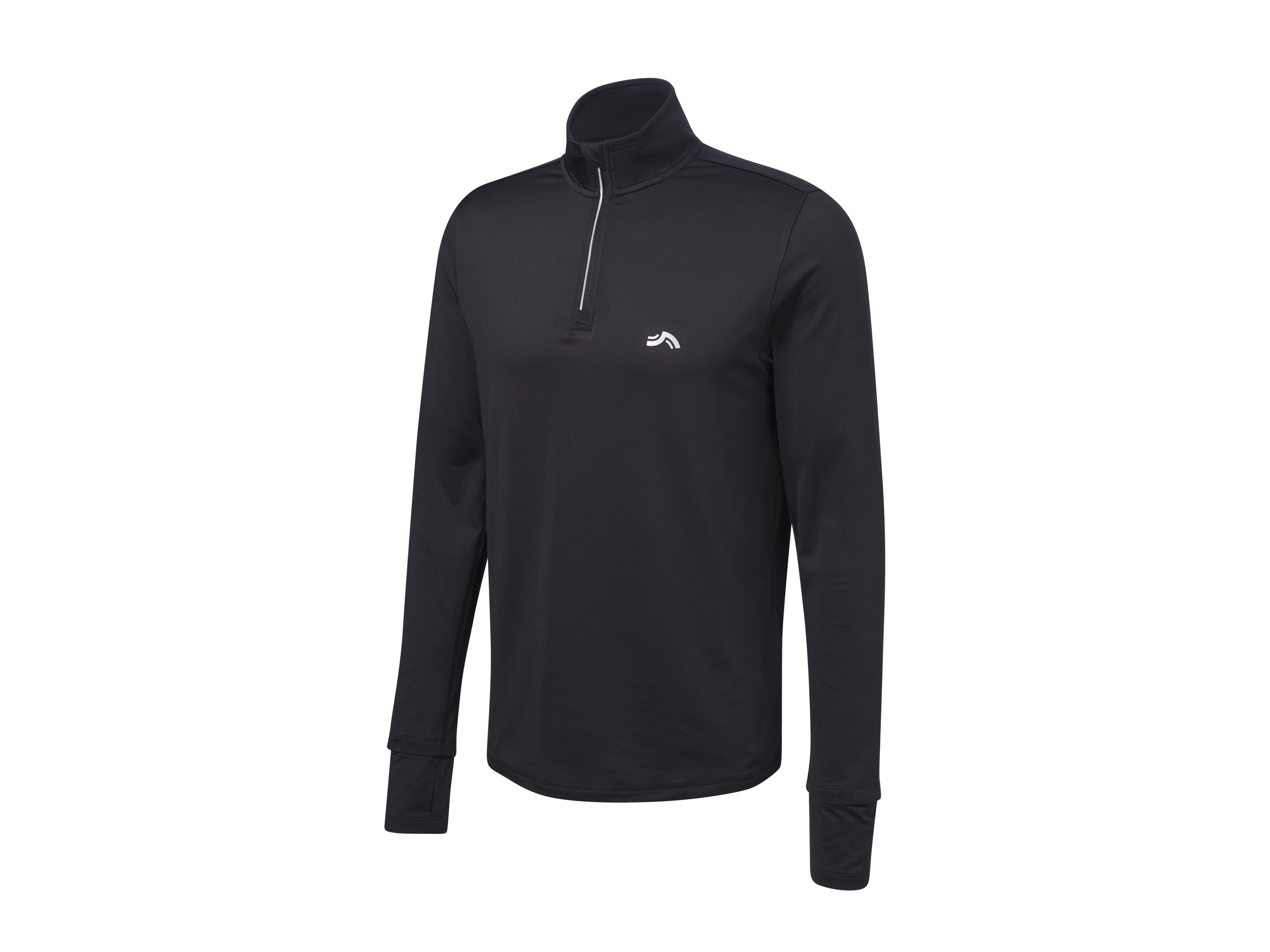 CRIVIT T-shirt technique à manches longues homme (XL, noir)
