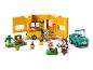 Ensemble de jeu LEGO Animal Crossing camping-car, voiture et jardin avec figurines.