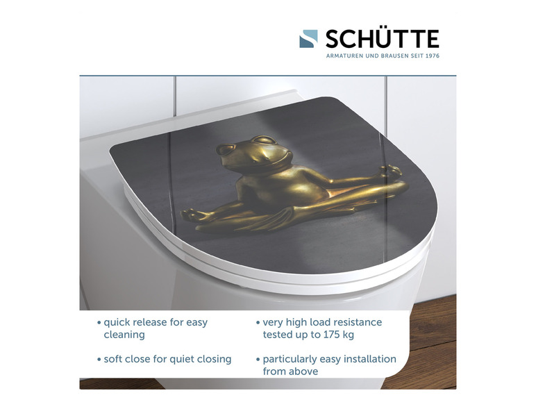 Aller en mode plein écran : Schütte Abattant WC High Gloss, avec fermeture en douceur - Image 32