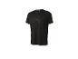 T-shirt de sport noir Crivit pour homme avec un logo gris foncé discret sur la poitrine.