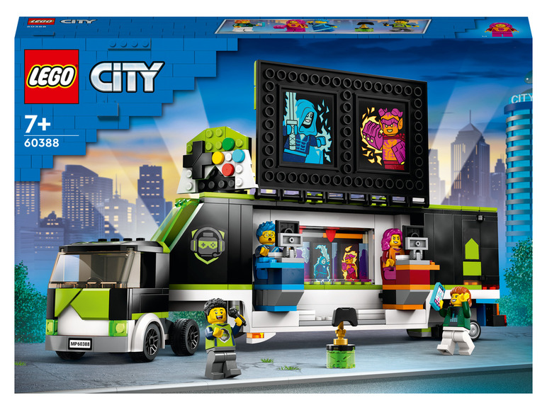 Aller en mode plein écran : LEGO® City Le camion de tournois de jeux vidéo - Image 1