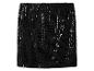 Mini-jupe noire à paillettes