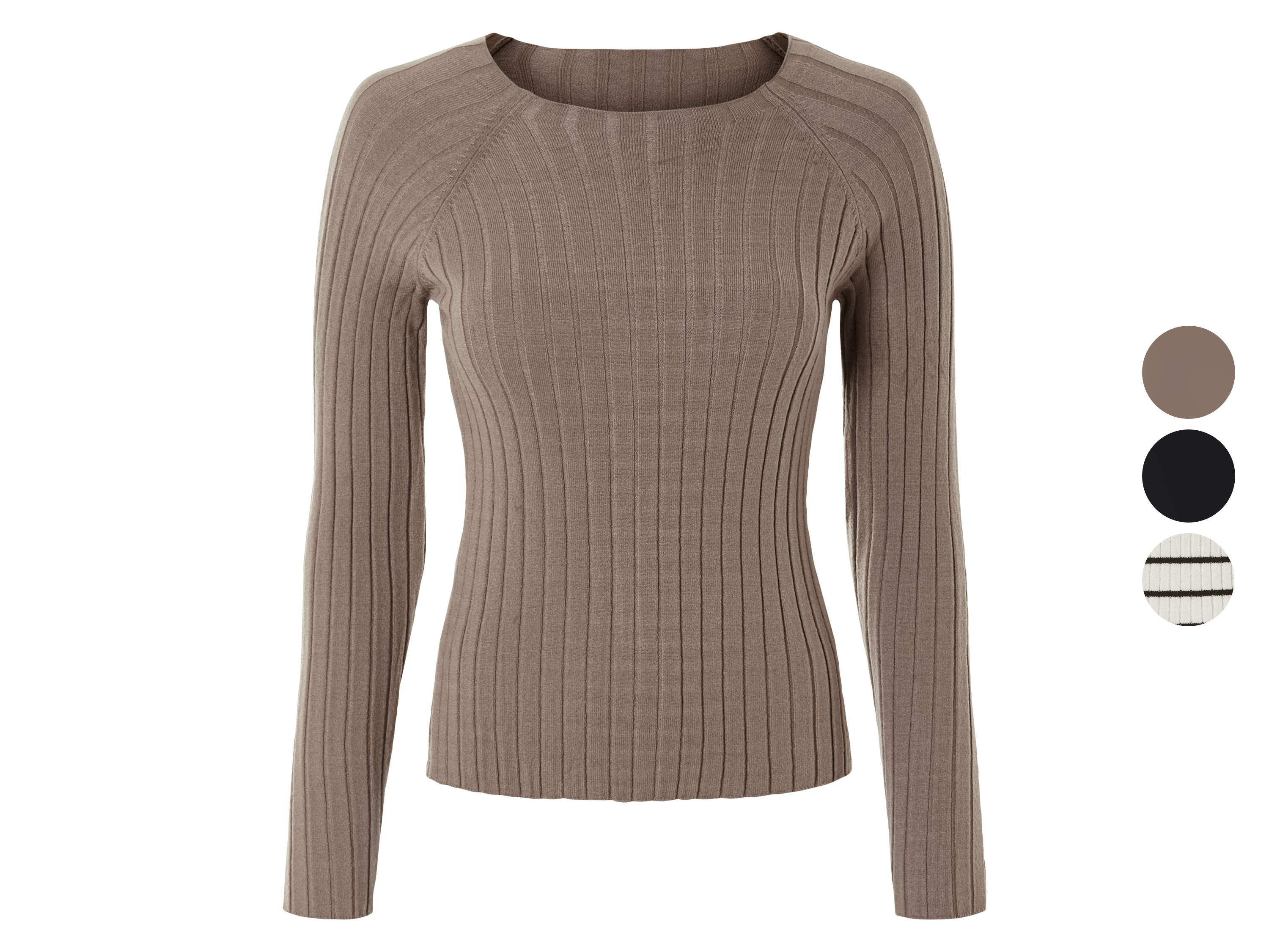 esmara® Pull en maille côtelé femme